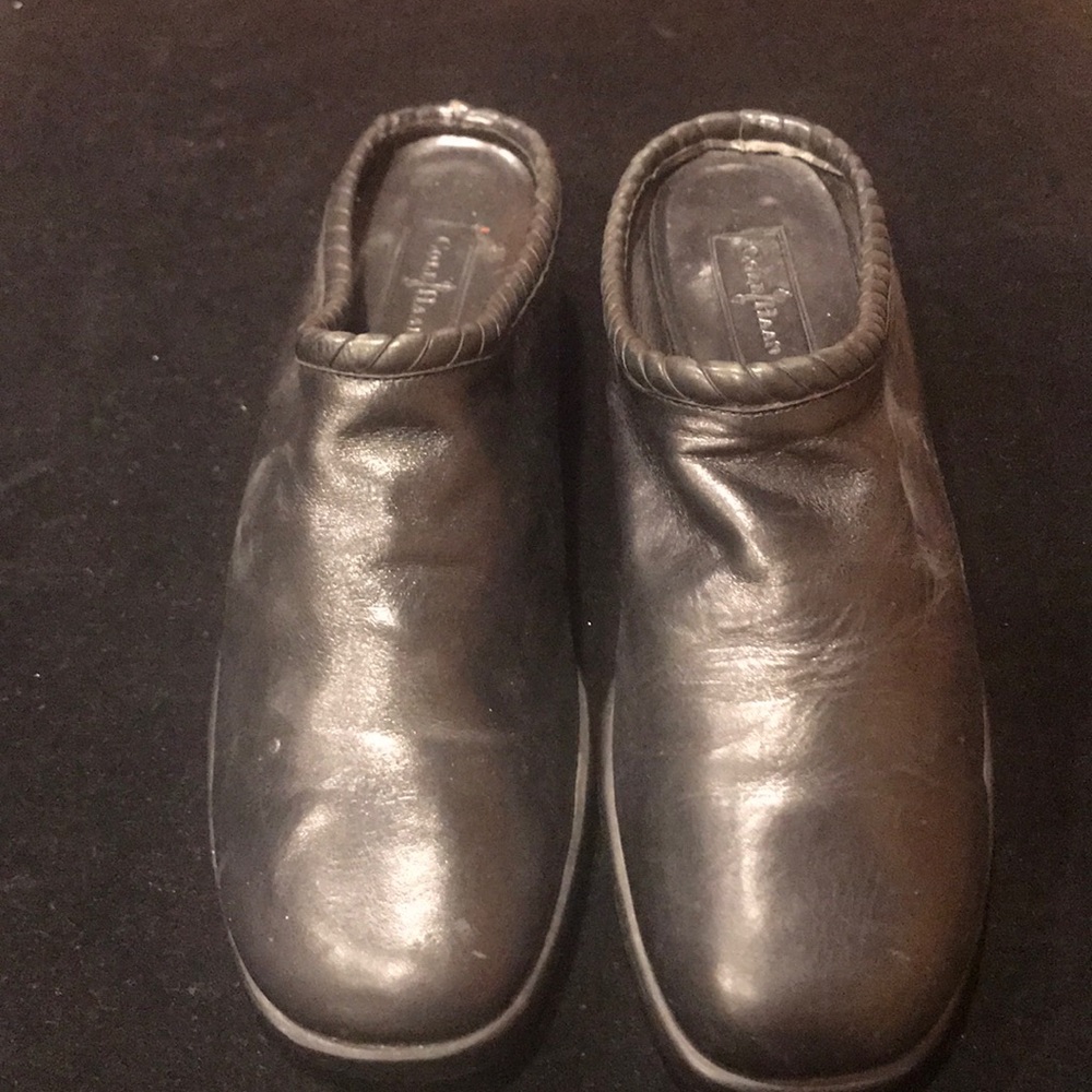 Cole Haan black leather mules size 10 - Picture 2 of 7